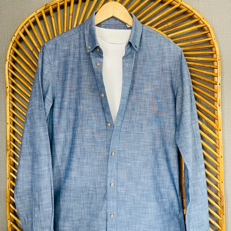 SKY BLUE Linen Shirt