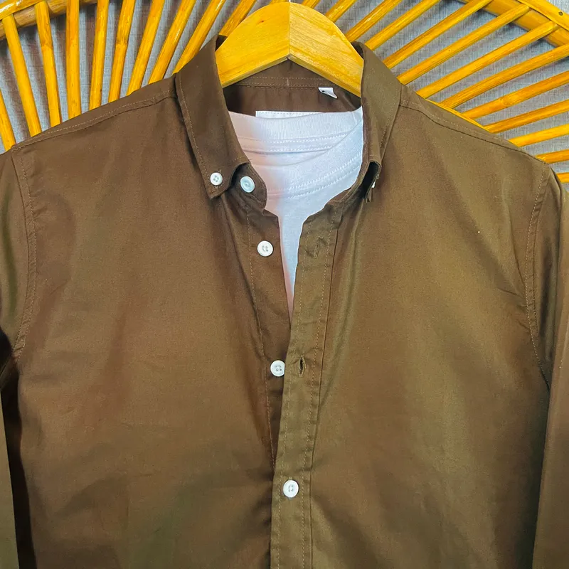 Angry Chocolate Solid Shirt