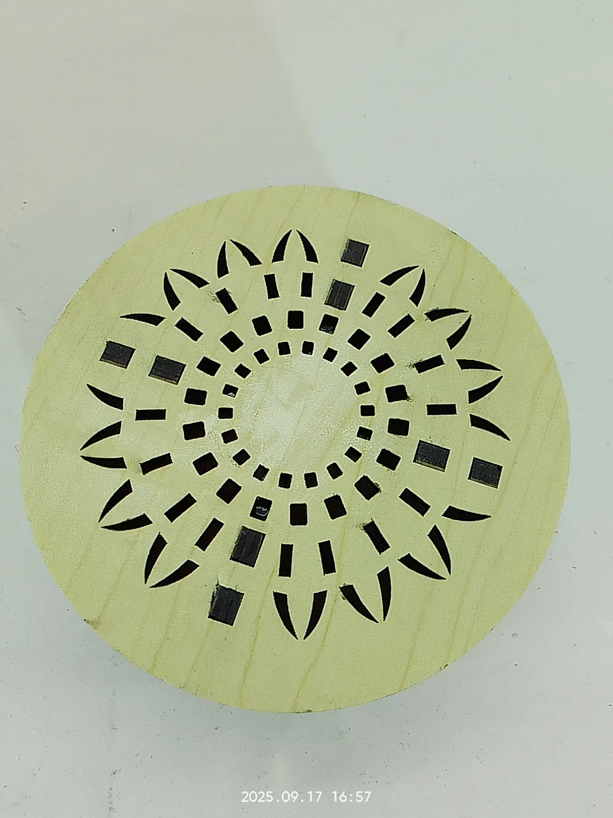 Round Wooden Jewelry Box