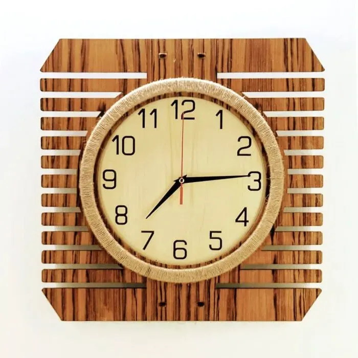 wooden clock - Thumbnail 3
