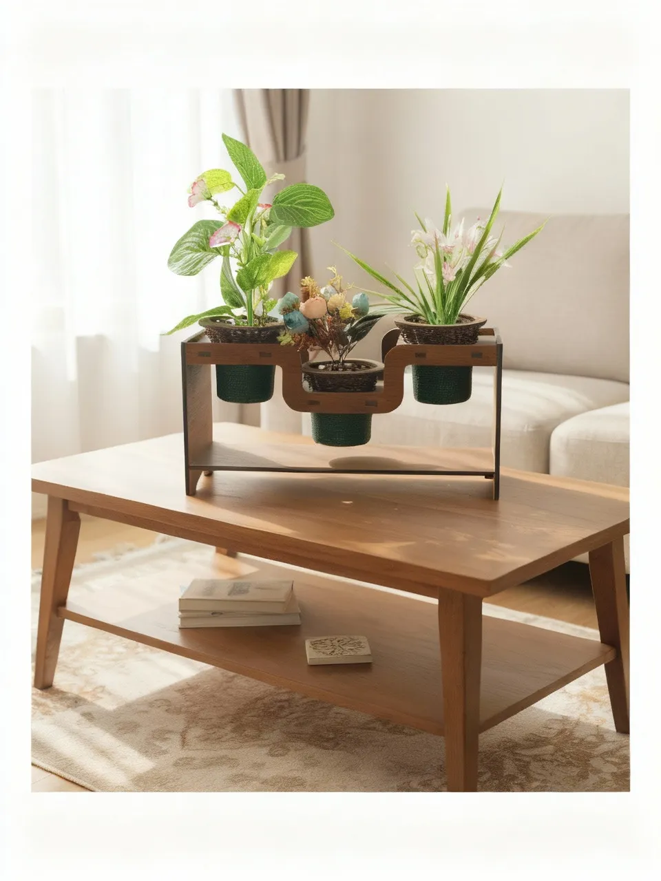 Wooden Plant Stand – Natural Charm for Your Space