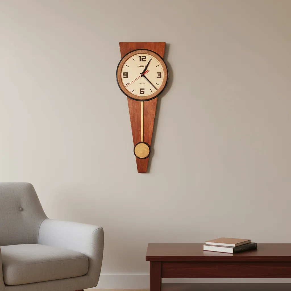 premium wooden clock