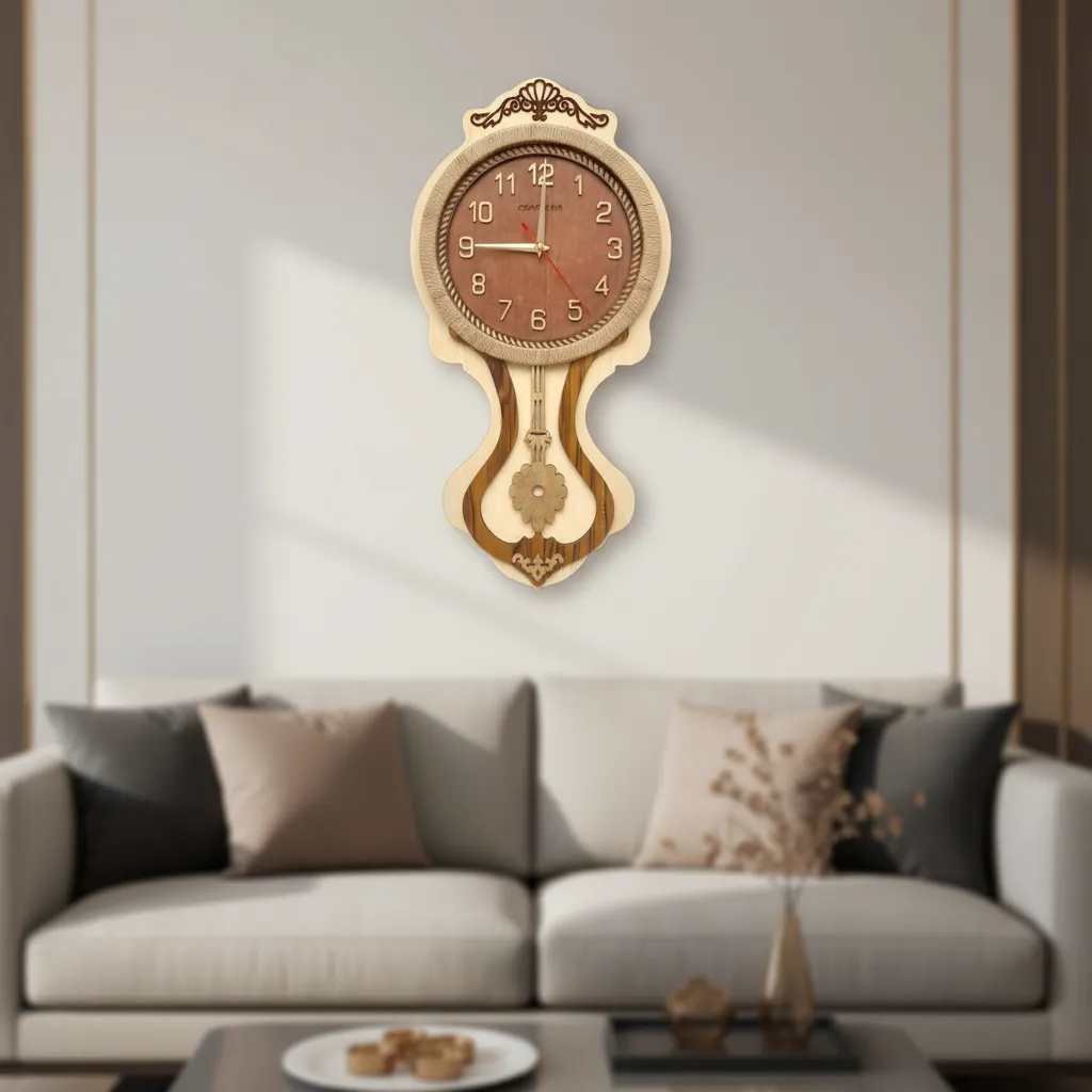 premium wooden wall clock