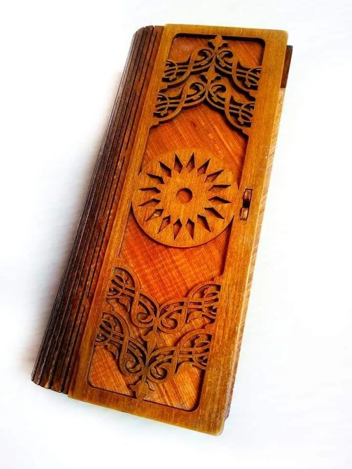 wooden pencil box