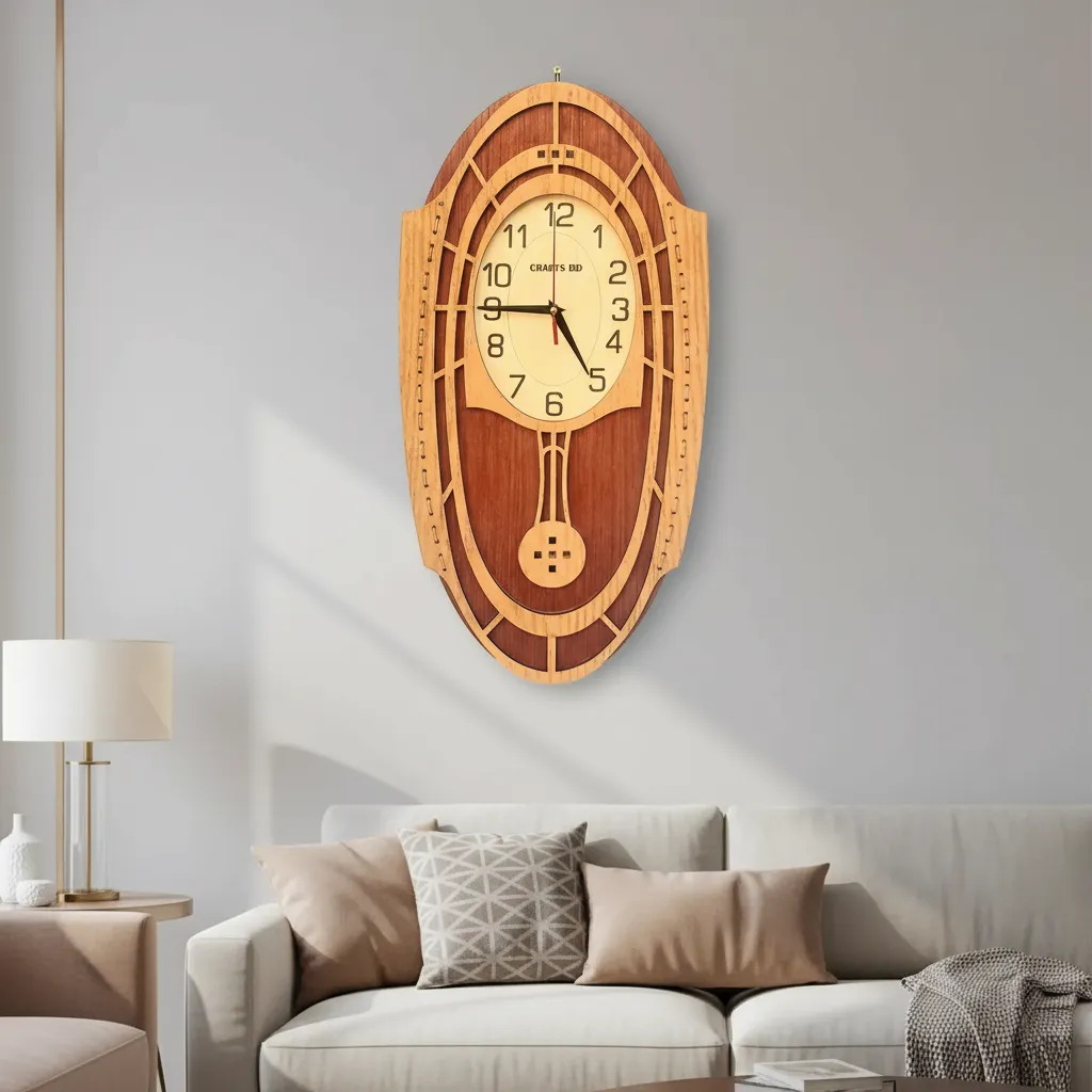 premium wooden wall clock