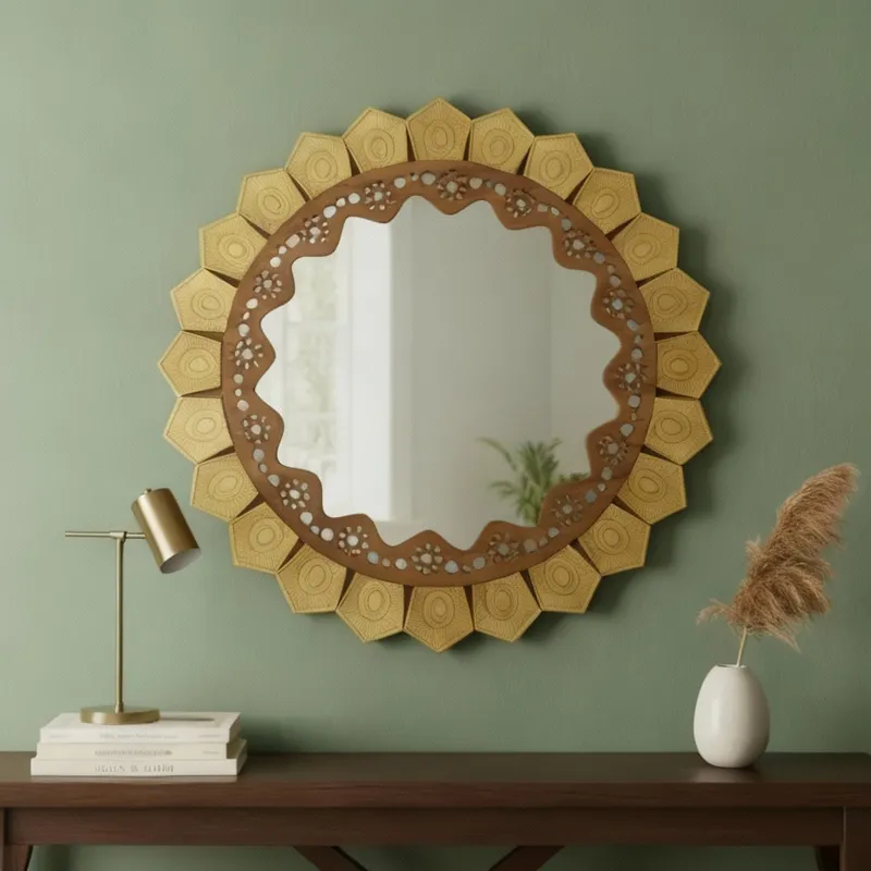 Wooden Mirror (20 inch)