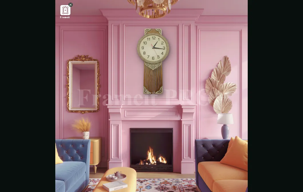 Elegant Wooden Wall Clock
