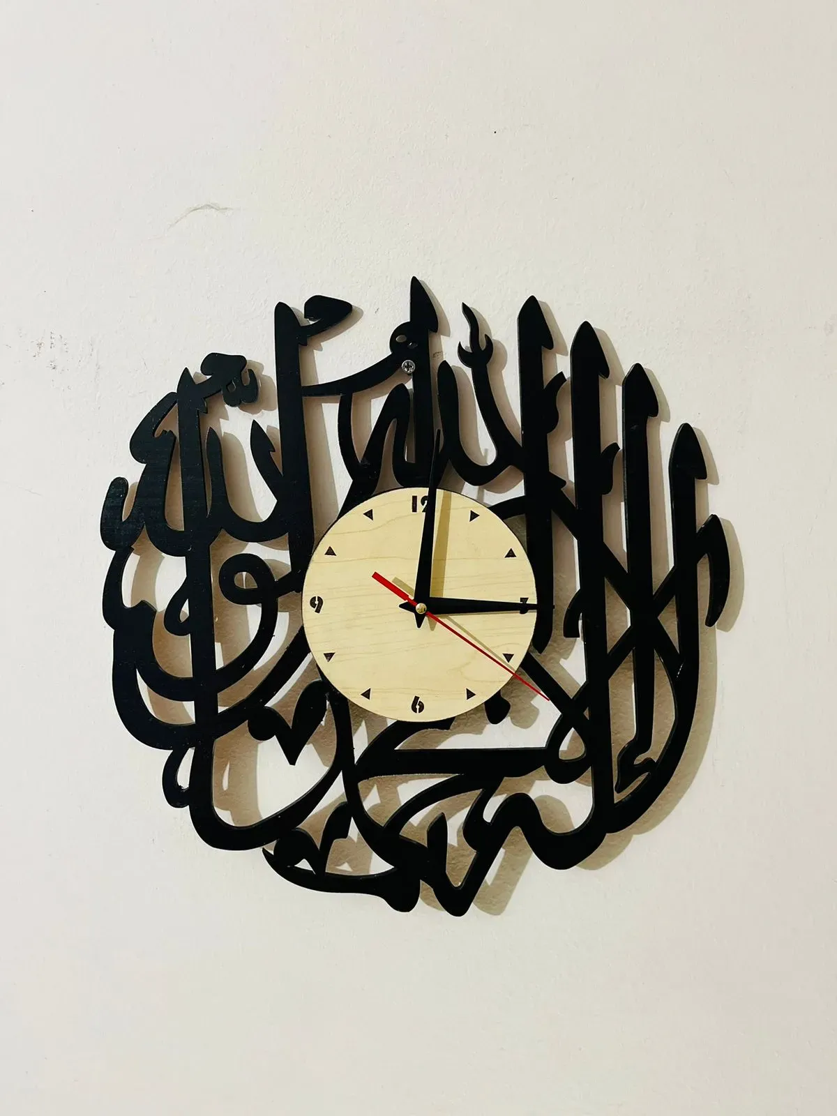 arabic cliography wall clock - Thumbnail 3