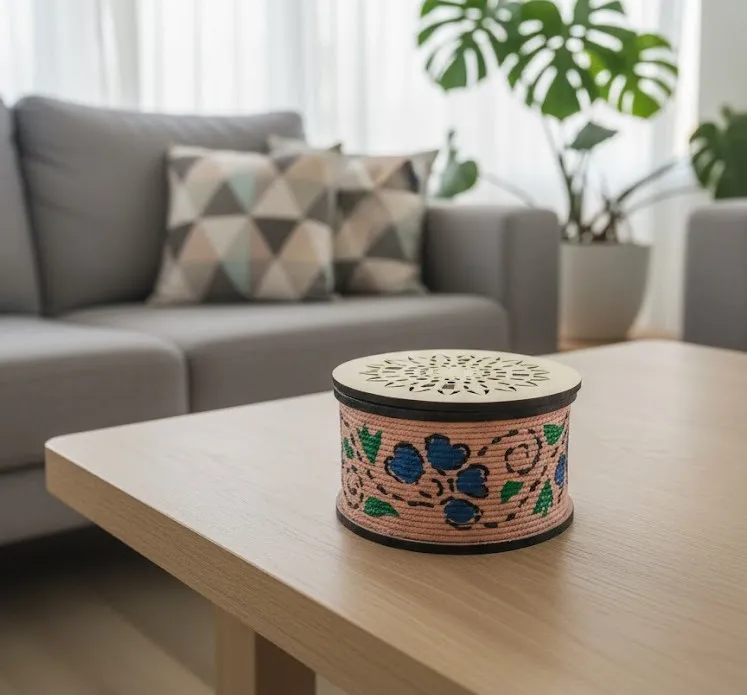 Wooden Jewelry Box. (small)