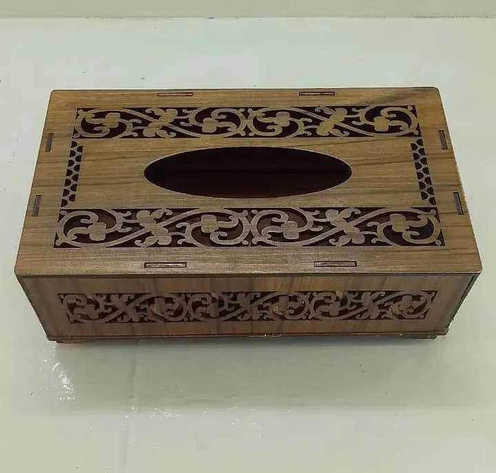Royal Wooden Tissue Box
