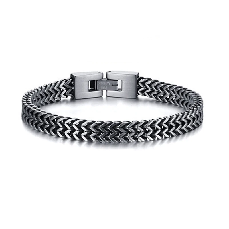Cross-border titanium steel bracelet