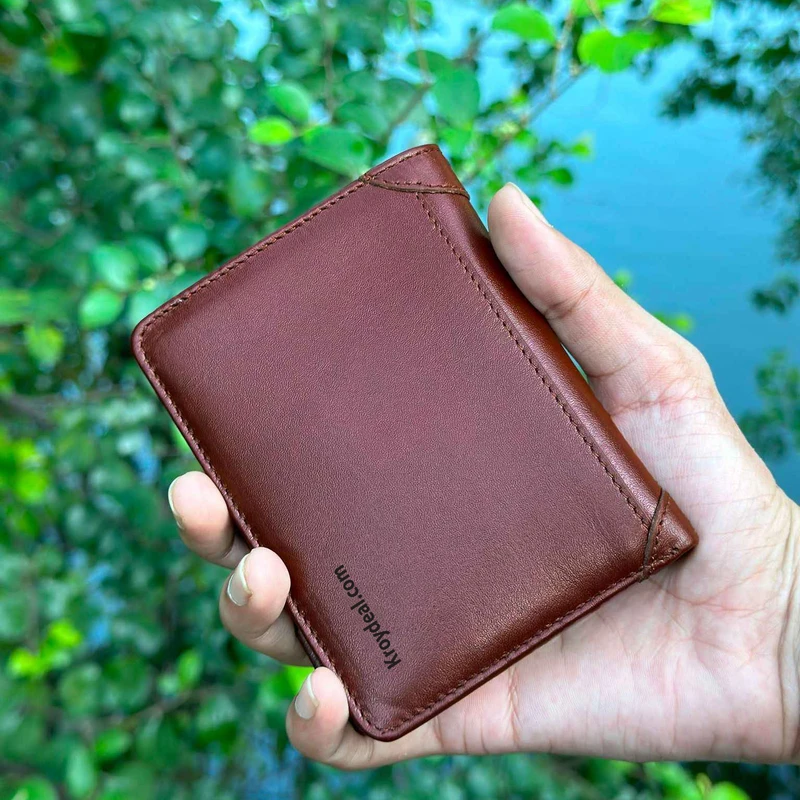 Antique Brown Leather Wallet