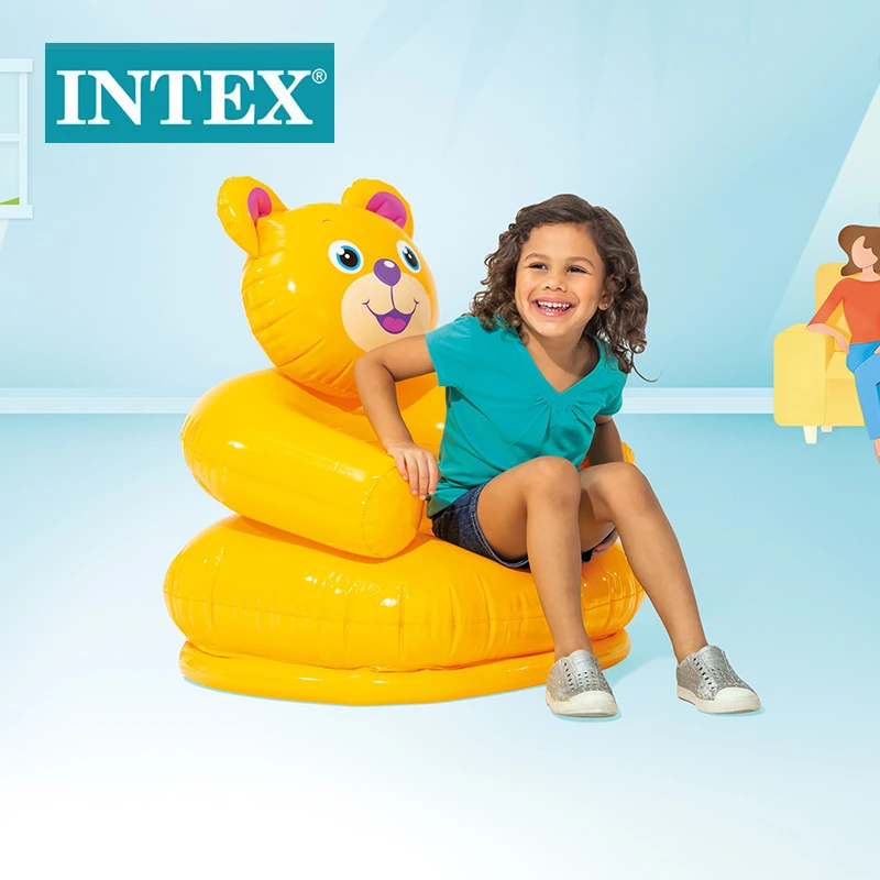 Intex 68556 Cute Animal-Shaped Inflatable Kids Sofa - Image 3