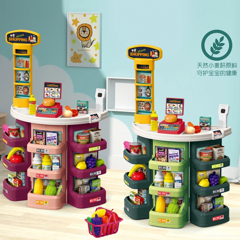 Kids Kitchen & Supermarket Playset