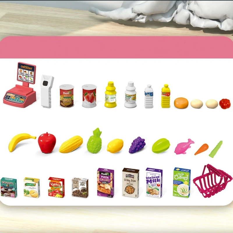 Kids Kitchen & Supermarket Playset - Image 4