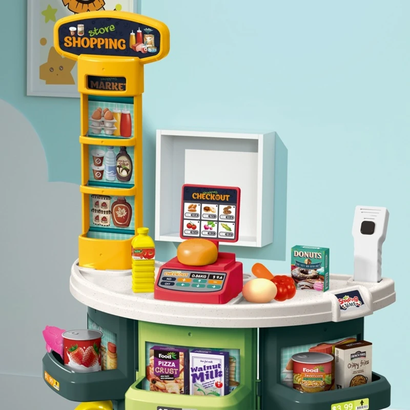 Kids Kitchen & Supermarket Playset - Image 5