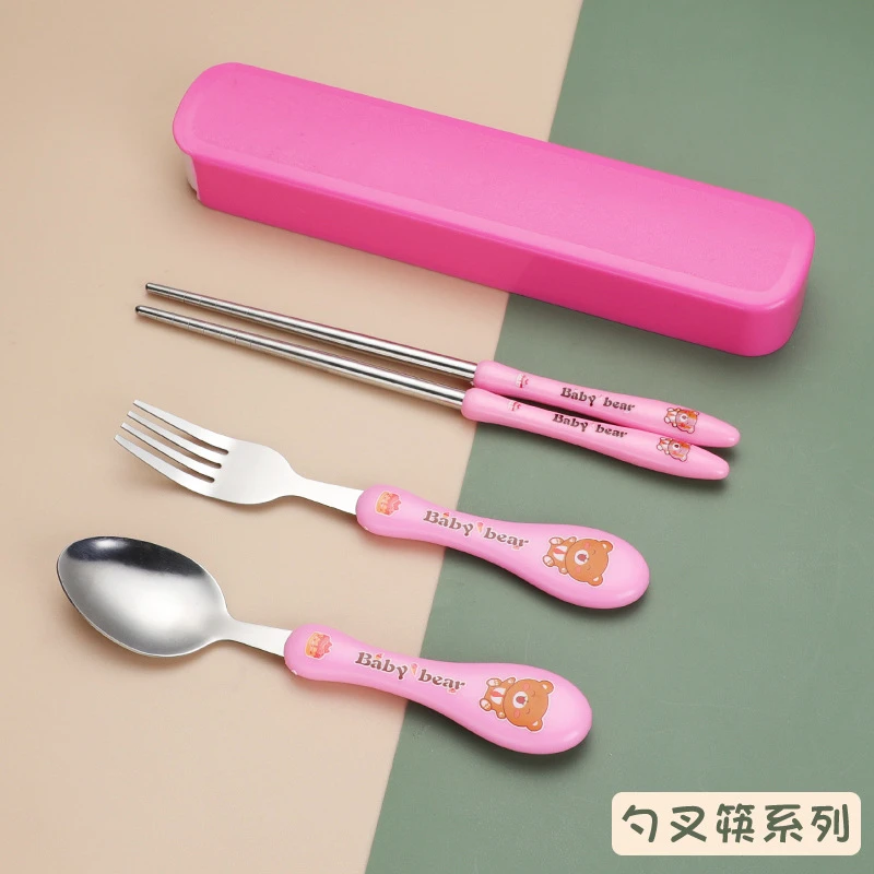 Greedy Bear Portable Stainless Steel Cutlery Set - Image 4