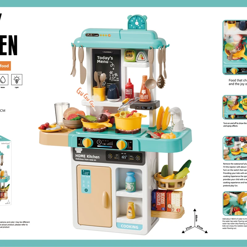 68cm Pretend Play Kitchen Set for Kids - Image 5