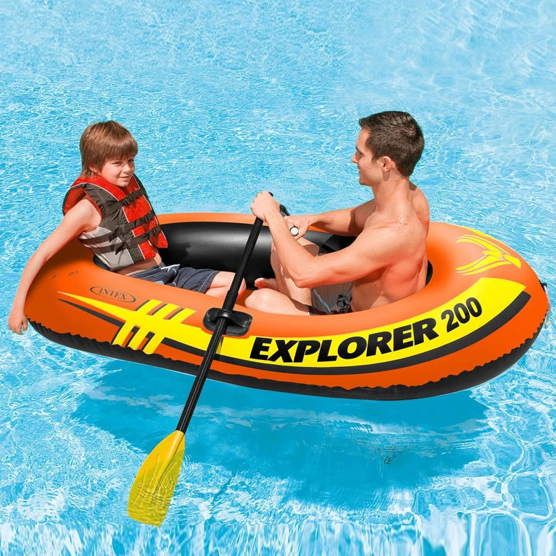 INTEX 58331 Explorer 2-Person Inflatable Boat Set