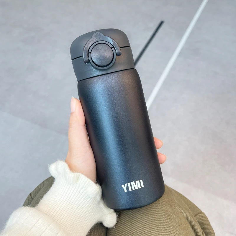 YIMI Simple Stainless Steel Thermos Bottle