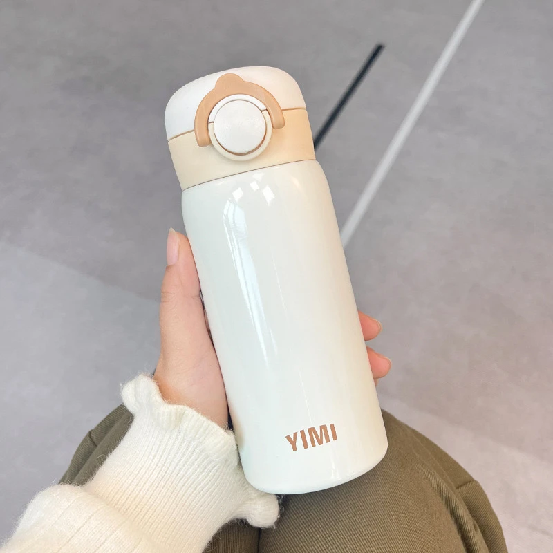 YIMI Simple Stainless Steel Thermos Bottle - Image 6