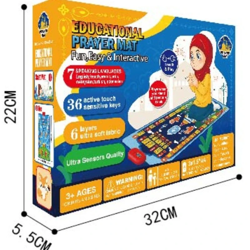 Multilingual Interactive Learning Mat for Kids