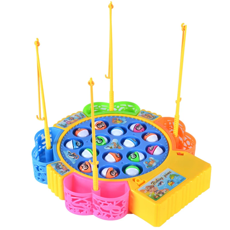 Electric Musical Rotating Fishing Game Set for Kids - Image 4