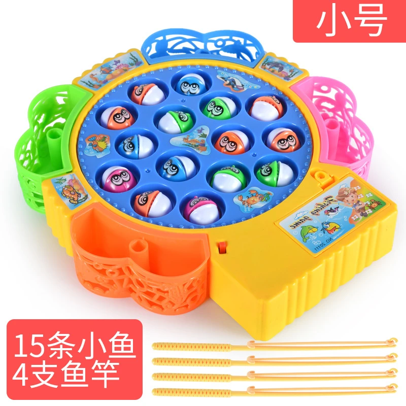 Electric Musical Rotating Fishing Game Set for Kids - Image 5