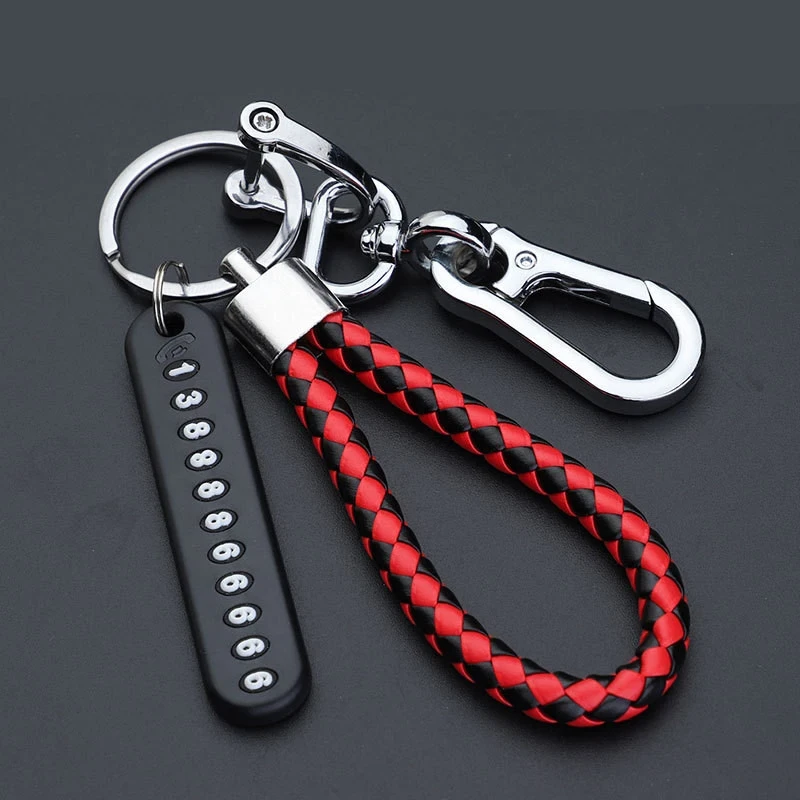 Key Ring with Phone Number
