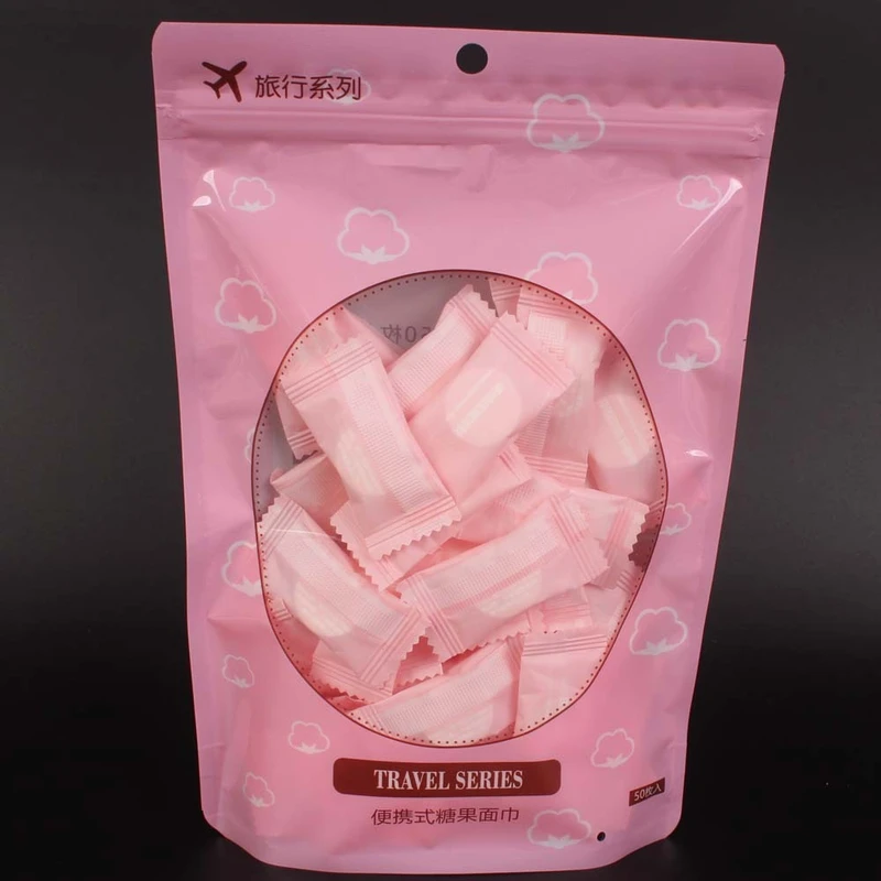 20PCS Pack Compressed Towel For Travel Water Wet Wipe Towel 20*22CM