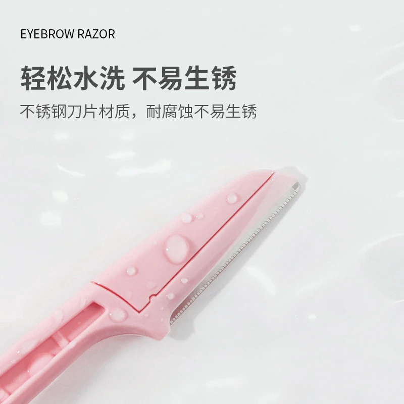 3PCS Set Eyebrow Razor Facial Hair Remover Eyebrow Trimmer Eye Brow Shaver Makeup Knife Face Care Hair Removal - Image 4