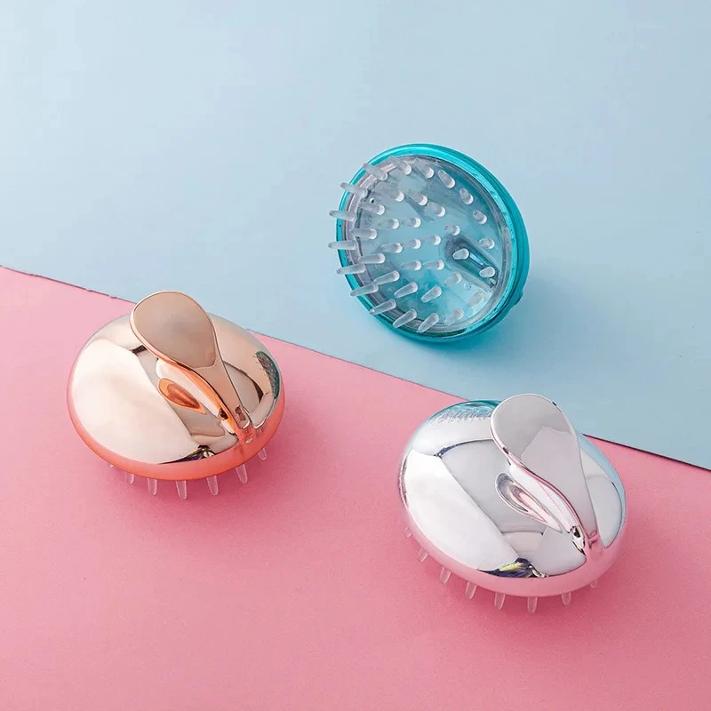 Hair Scalp Massager Shampoo Brush With Soft Silicone Bristles Scalp Hair Care Scrubber Contorl Dandruff Hair&Head Bath Washing Brush for Men and Women - Image 4