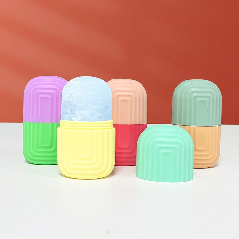 1pc Silicone Face Ice Roller Pack for Neck, Face & Eyes Massager
