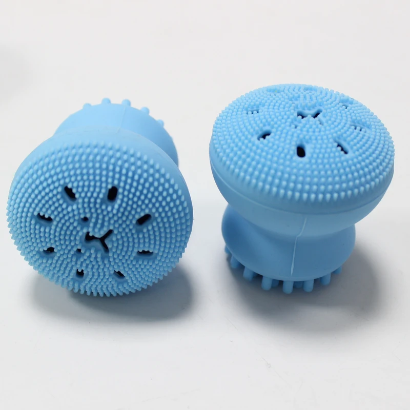 Octopus Shape Silicone Face Cleansing Soft Brush 1pcs - Image 5
