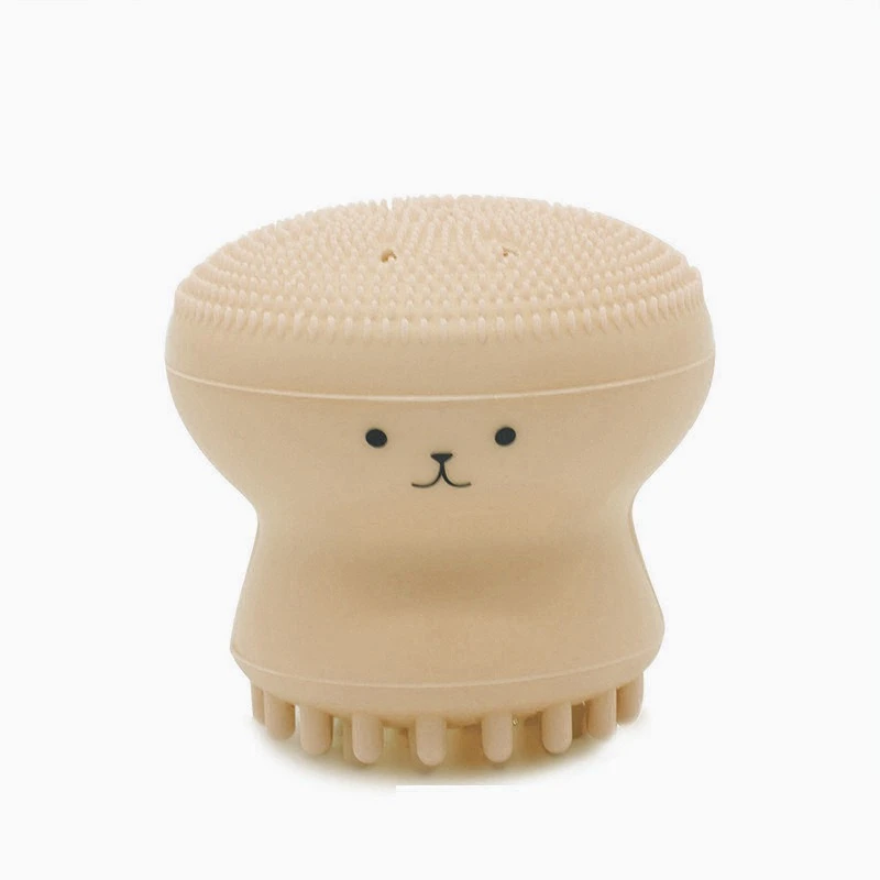 Octopus Shape Silicone Face Cleansing Soft Brush 1pcs - Image 8
