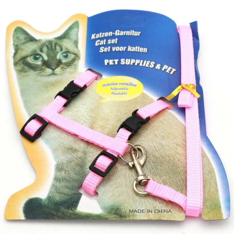 Cat Harness Leash Collar Set Adjustable Cartoon Bee Double Layer Dog Harness for Small Medium Pet Collar Leash Outdoor Walking Cat Harness Leash Collar Set Adjustable Cartoon Bee Double Layer Dog Harness for Small Medium Pet Collar Leash Outdoor Walking - Image 5