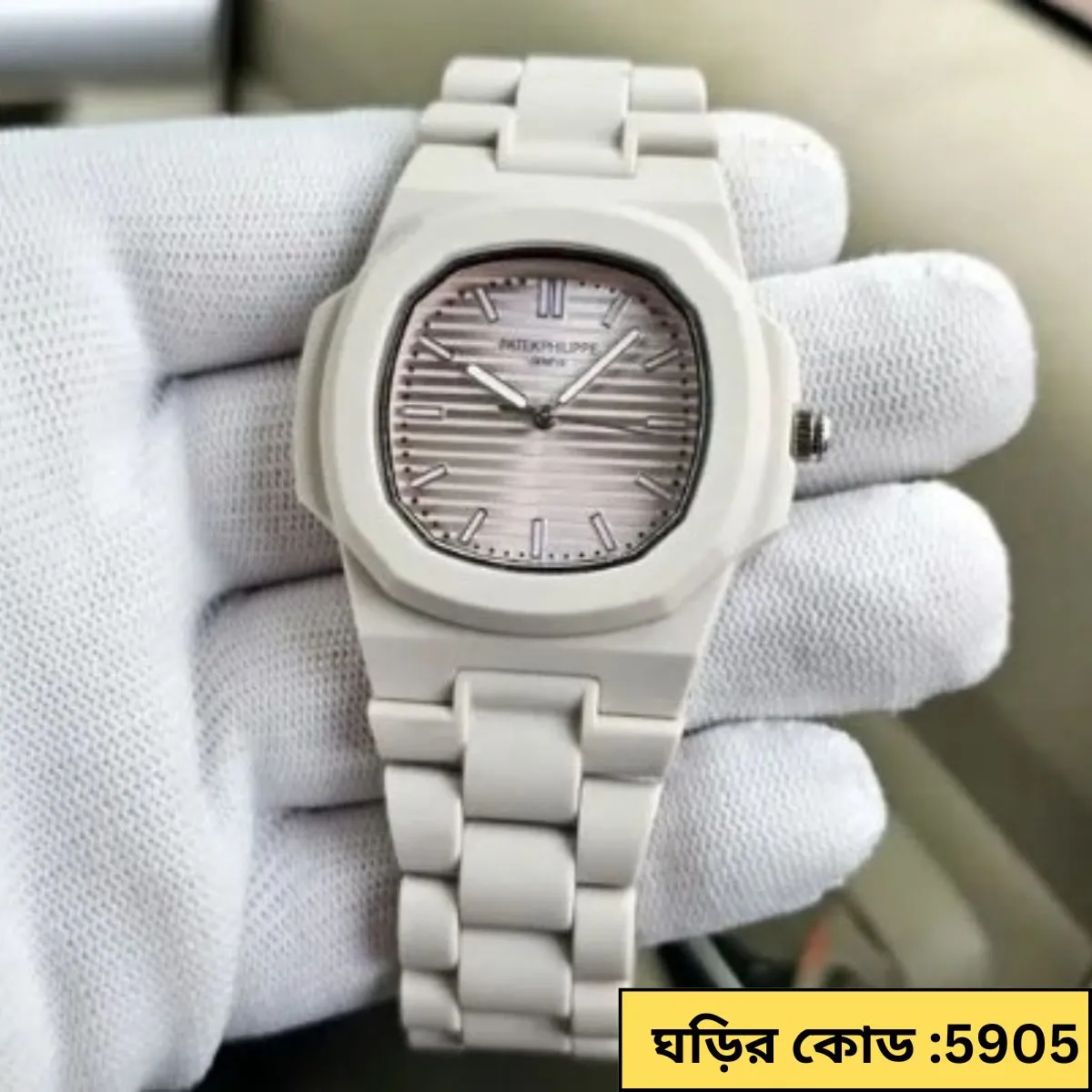 ROMAN WATCH MODEL 9090 CREEM WHITE  COLOUR WATCH FOR MAN