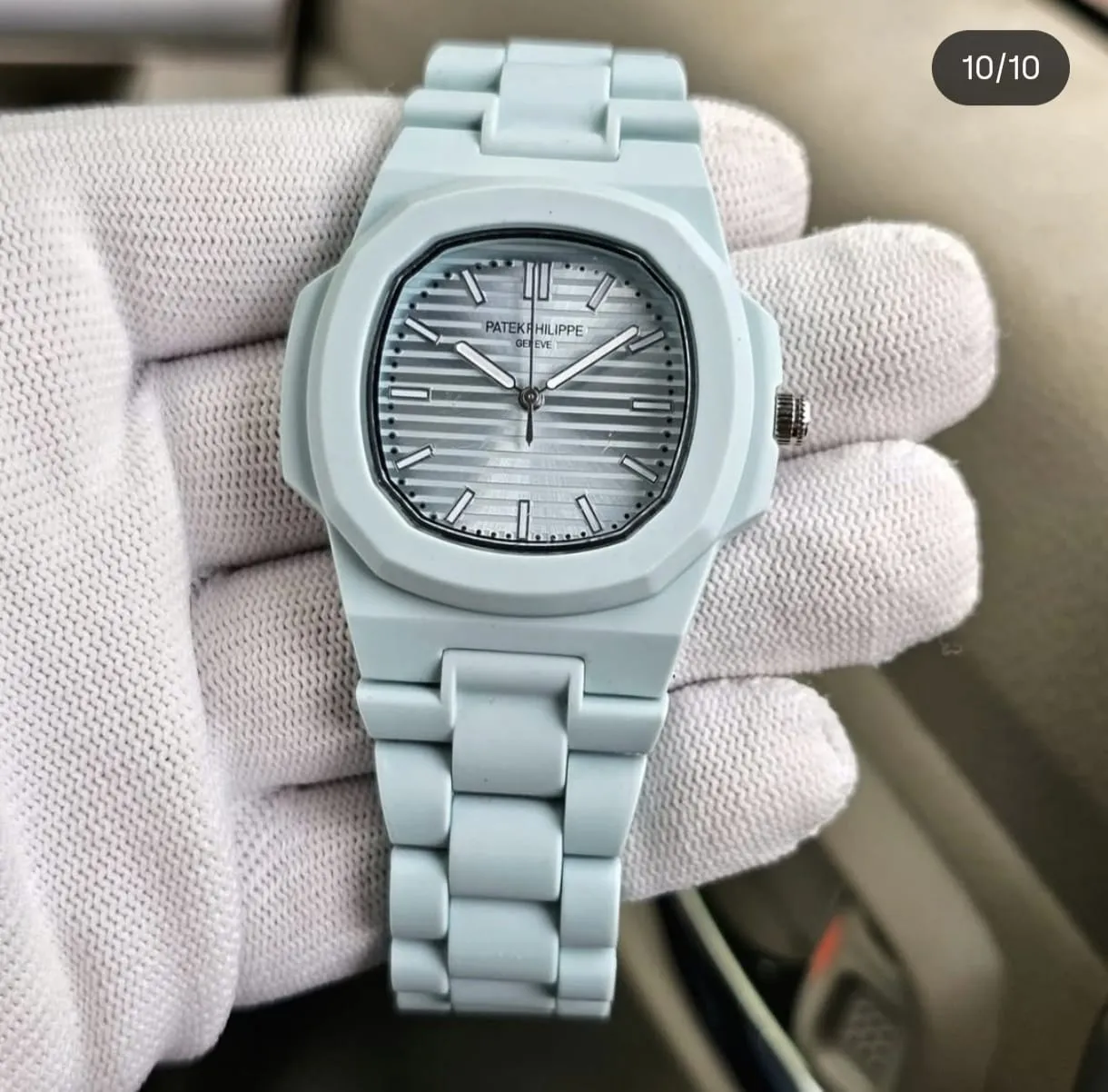 ROMAN WATCH MODEL 9090 SKY BLUE  COLOUR WATCH FOR MAN