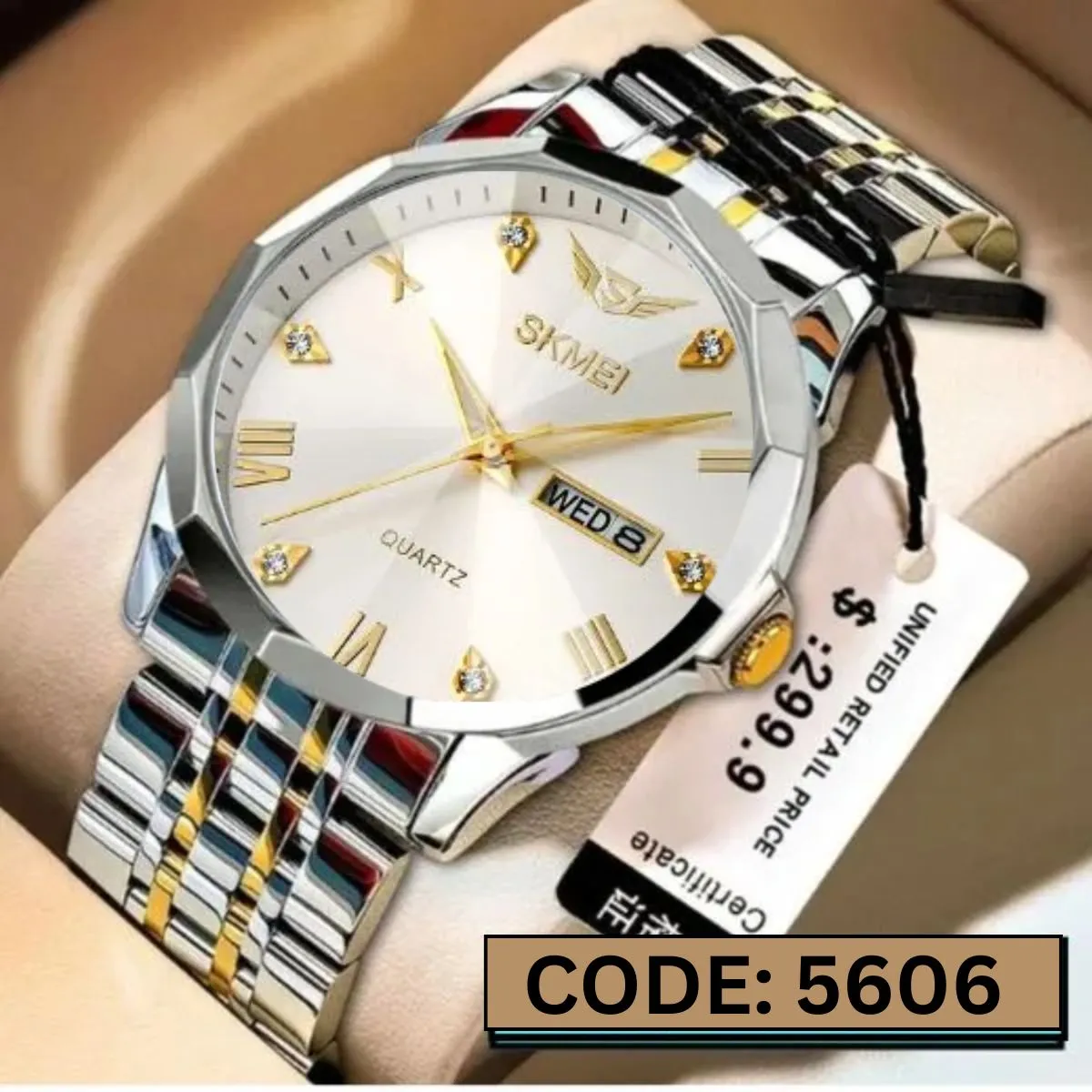 SKMEI WATCH MODEL 811 TOTON AR DIAL WHITE COLOUR WATCH FOR MAN