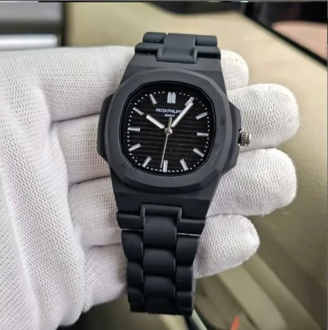 ROMAN WATCH MODEL 9090 FULL BLACK  COLOUR WATCH FOR MAN