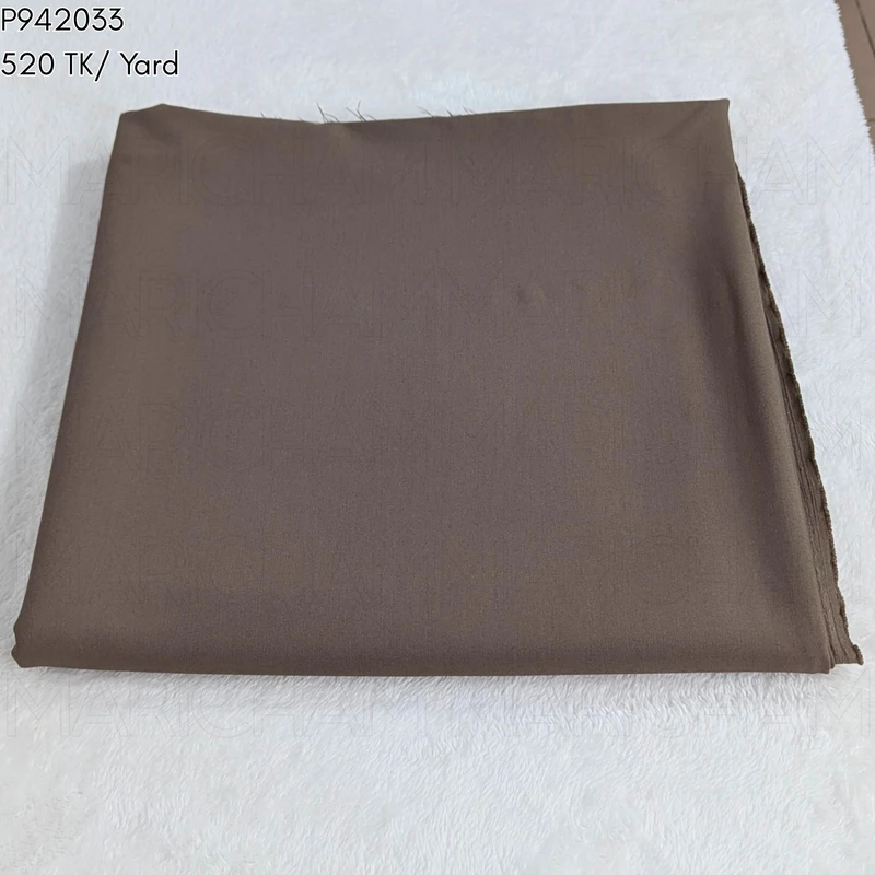 Coffee Stretchable Bottom Fabric P942033