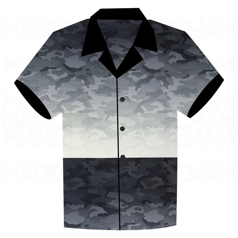 Double Color Camouflage With Stripe Design Stretchable Fabric F942069 - Image 6