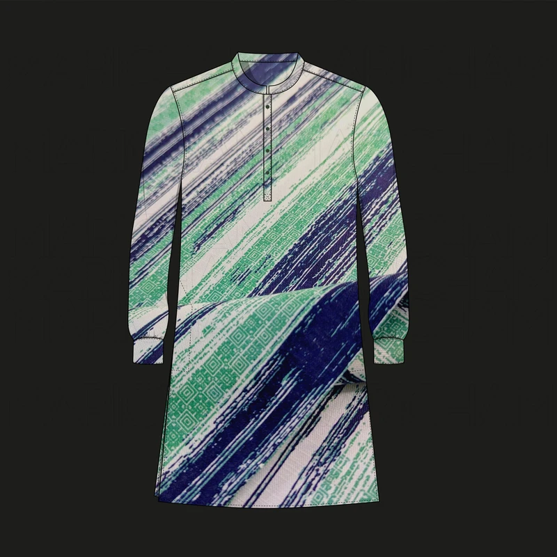 Grunge Stripe Design Fabric F942084 - Image 7