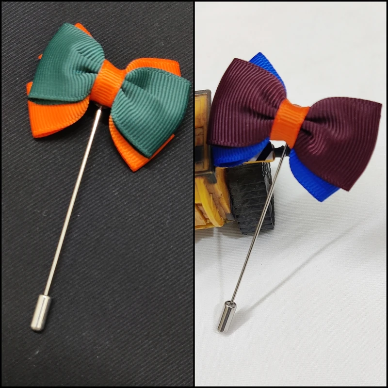 Bow-Tie Shape Lapel Pin. FLP-8