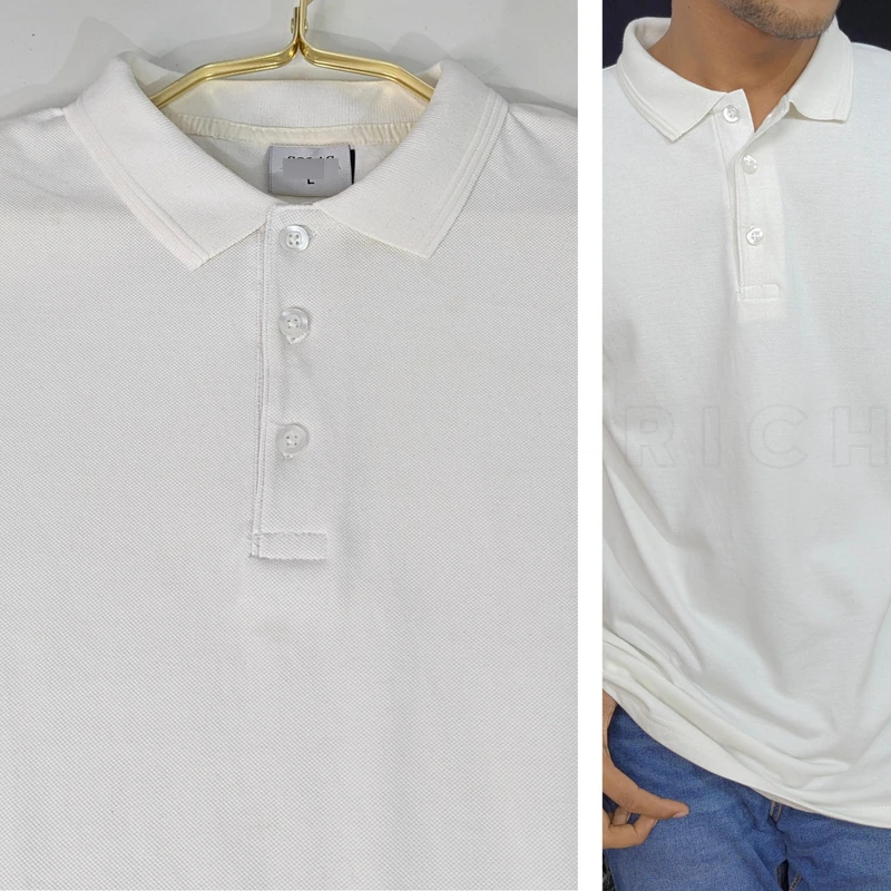 Off White PK Polo. PK-18
