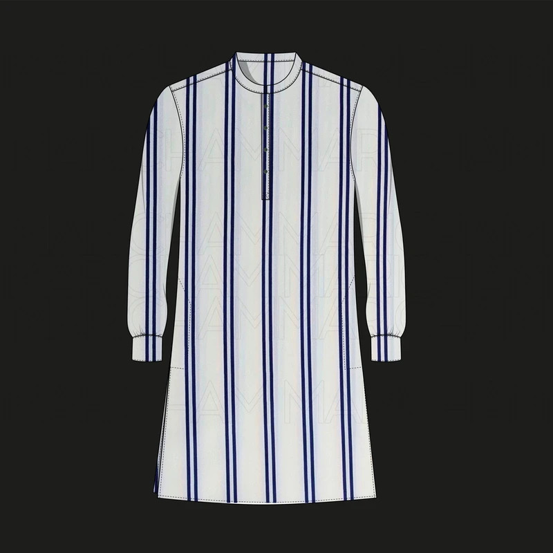 Tencel Stripe Fabric F942088 - Image 8