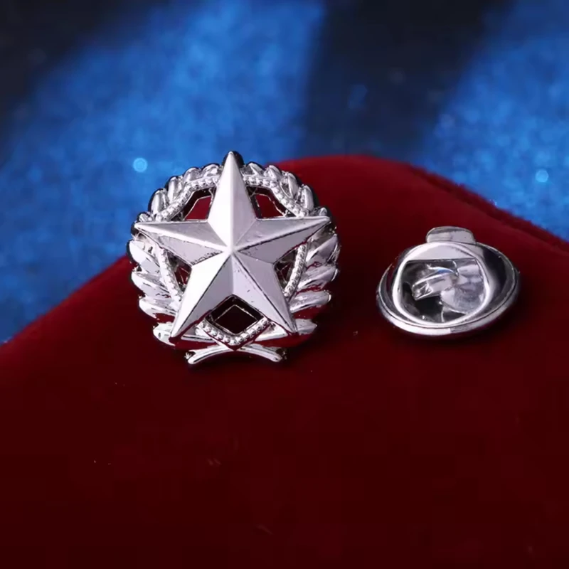 Royal Star Shaped Metal Lapel Pin. MLP-17