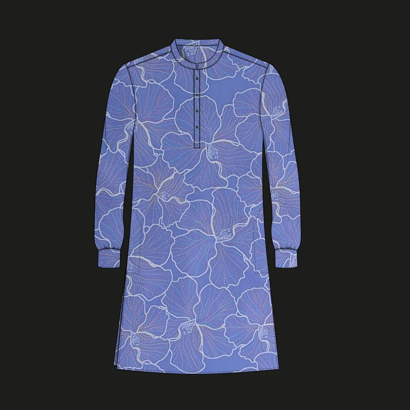 Ginkgo Leaves Design Stretchable Fabric F942072 - Image 7
