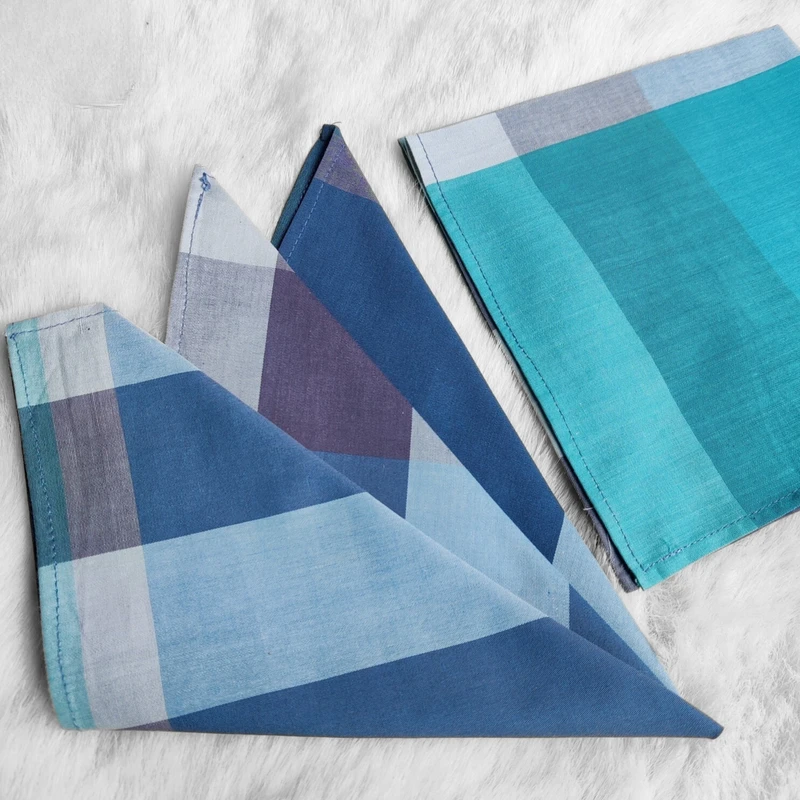 Checkered 13x13 Pocket Squares. - Image 7