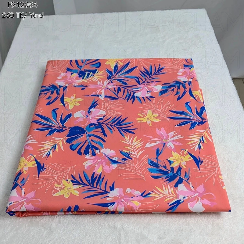 Floral Design Stretchable Fabric F942054 - Image 3